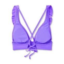 Women's Ruffle V-Neck Longline Triangle Bikini Top - Shade & Shore™ -Lady Clothing Store GUEST 782fca71 cfc2 4d52 a0ca 302843cdffda