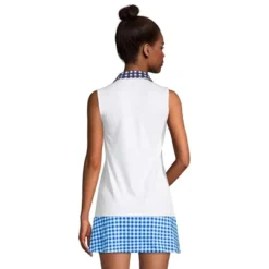 Lands' End Draper James X Lands' End Women's Sleeveless Supima Polo Shirt