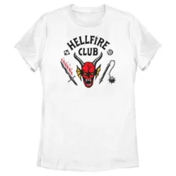 Women's Stranger Things Welcome To The Hellfire Club T-Shirt -Lady Clothing Store GUEST 82c6f300 564b 46fc bbc6 7fc858491c34