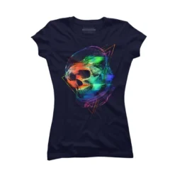 Junior's Design By Humans Glitch Skull By Clingcling T-Shirt -Lady Clothing Store GUEST 82fbd70c a19b 4052 af2c f166098f4763