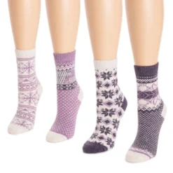 MUK LUKS Women's 4 Pair Pack Holiday Boot Fall -Lady Clothing Store GUEST 8332ab20 bdd6 4a37 855f 20f909620a3f