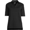 Lands' End Women's Performance Elbow Sleeve Pique Polo -Lady Clothing Store GUEST 857747e4 978e 4730 bb18 15ef162c5c10
