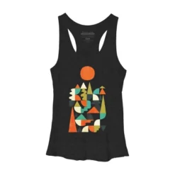 Women's Design By Humans Unfinished Landscape By Radiomode Racerback Tank Top -Lady Clothing Store GUEST 858ec945 e9a2 4339 bd47 89bbe20b1d5e