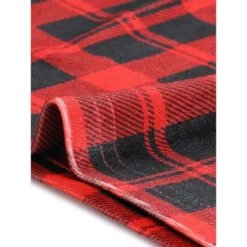 Agnes Orinda Women's Plus Size Pencil Skirt Above The Knee Elastic Waist Plaid Velvet Skirts -Lady Clothing Store GUEST 86056f90 f8d5 4c42 9be4 05d949e8e2f4