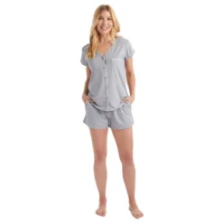 Softies - Piper - Cap Sleeve Short PJ Set With Contrast Piping -Lady Clothing Store GUEST 87ff4812 ce37 44eb a305 a6de8c0c1384