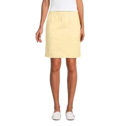 Lands' End Women's Mid Rise Elastic Waist Pull On Knockabout Chino Skort -Lady Clothing Store GUEST 899261ab dcc0 4453 b75e 7b6bc7fcecec