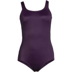 Lands' End Women's Plus Size DD-Cup Chlorine Resistant Scoop Neck Soft Cup Tugless Sporty One Piece Swimsuit -Lady Clothing Store GUEST 8a567b6a 7d67 484d 916e 9c0c941c5bb1