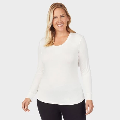 Warm Essentials By Cuddl Duds Women's Smooth Stretch Thermal Scoop Neck Top 9 Warm Essentials By Cuddl Duds Women's Smooth Stretch Thermal Scoop Neck Top - Image 7