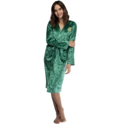 Harry Potter Womens Velvet Robe Hogwarts Houses -Lady Clothing Store GUEST 8b36e41e 1334 4766 931f 90849dc3d81e