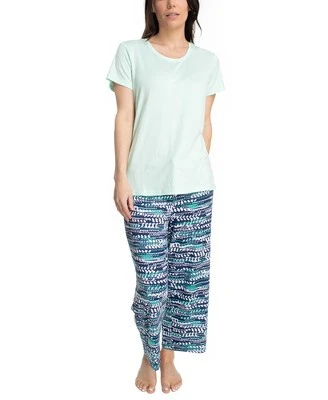 MUK LUKS Womens 2 Piece Feel Good Pajama Set 7 MUK LUKS Womens 2 Piece Feel Good Pajama Set - Image 5