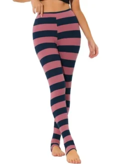 Allegra K Women's Printed High Waist Elastic Waistband Yoga Stirrup Pants -Lady Clothing Store GUEST 8c0721cb dd71 4650 b118 e480d4b7619c