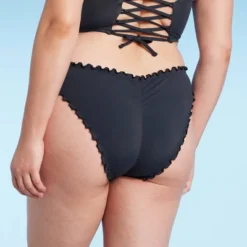 Women's Side-Tie High Leg Extra Cheeky Bikini Bottom - Shade & Shore™ Gray -Lady Clothing Store GUEST 8c802692 ea21 4e48 aec1 f5f4f753f8d6