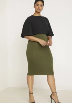 ELOQUII Women’s Plus Size Neoprene Pencil Skirt -Lady Clothing Store GUEST 8d37240a 3e35 4dd7 bb3b cc0a0117ea30