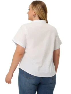 Agnes Orinda Women's Plus Size Flat Collar Twist Hem Chest Pocket Short Sleeve Shirt Top 10 Agnes Orinda Women's Plus Size Flat Collar Twist Hem Chest Pocket Short Sleeve Shirt Top -Lady Clothing Store GUEST 8e67c964 f8a0 4889 9eb8 6c9fc108291b