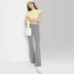 Women's High-Waisted Flare Leggings - Wild Fable™ Heather Gray -Lady Clothing Store GUEST 90a4be30 da89 4939 a3a6 0aca3cbfb7c4