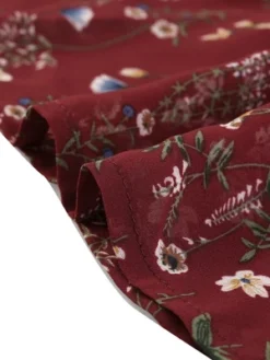 Allegra K Women's Floral Elastic Waist Tiered Ruffle Boho Midi Skirts -Lady Clothing Store GUEST 91178eaa 3eb4 413e aad4 cd9b0d2629b4