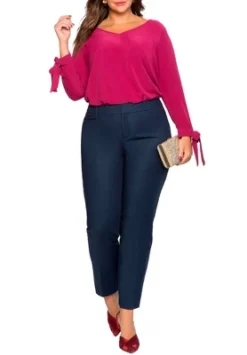 ELOQUII Women’s Plus Size Kady Fit Double-Weave Pant -Lady Clothing Store GUEST 914fe7ec 362d 4b1e 92b1 7d1c4bed157c