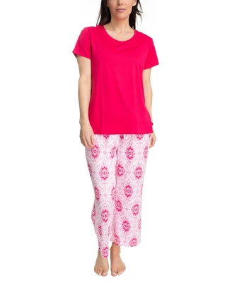 MUK LUKS Womens 2 Piece Feel Good Pajama Set 8 MUK LUKS Womens 2 Piece Feel Good Pajama Set - Image 6