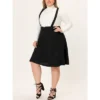 Agnes Orinda Plus Size Suspender Skirt For Women Detachable Strap A-Line Skirts -Lady Clothing Store GUEST 927e34f3 08f2 45d2 825e 17d3a6cc16a1