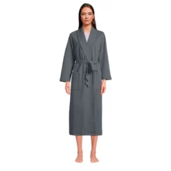 Lands' End Women's Waffle Long Robe -Lady Clothing Store GUEST 942b3a7d dd3a 4a2f bea2 fdcf51f13ed4