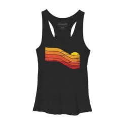 Women's Design By Humans 70s Retro Sunset By Vanphirst Racerback Tank Top -Lady Clothing Store GUEST 944ab357 05b8 4eb0 acce 7b5c95d6e549