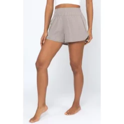 Yogalicious Radiant Commuter Woven High Waist Running Short With Split Hem -Lady Clothing Store GUEST 96660f73 d9b1 4e0d abaf 3b6bef944a32