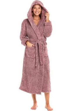 Women's Fuzzy Plush Fleece Bathrobe With Hood, Soft Warm Hooded Lounge Robe 37 Women's Fuzzy Plush Fleece Bathrobe With Hood, Soft Warm Hooded Lounge Robe -Lady Clothing Store GUEST 980125ce e55f 4fb7 ae3b ffc4d858a14d