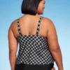 Women's V-Neck Gingham Cropped Tankini Top - Kona Sol™ Multi -Lady Clothing Store GUEST 98a37943 edee 4d60 8d4d 7402fd2df40a