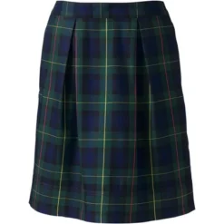 Lands' End School Uniform Women's Plaid Pleated Skort Top Of Knee -Lady Clothing Store GUEST 98afc984 92ba 419c 924d 3ca564f0bb74