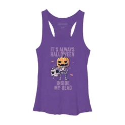Women's Design By Humans It's Always Halloween Inside My Head Funny Cute Spooky By EduEly Racerback Tank Top 14 Women's Design By Humans It's Always Halloween Inside My Head Funny Cute Spooky By EduEly Racerback Tank Top -Lady Clothing Store GUEST 98d202a4 8299 4137 88d2 8ac83386eded