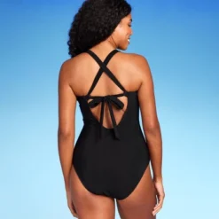 Women's Ribbed Plunge Ring Detail One Piece Swimsuit - Shade & Shore™ -Lady Clothing Store GUEST 98eb98bc b2f8 49f3 9de0 f2818f905f5f