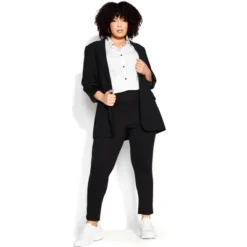 Women's Plus Size Pull On Ponte Pant Black - Tall | AVENUE -Lady Clothing Store GUEST 990e5f3e 1907 465a 8a93 c72cc6fdfc9d