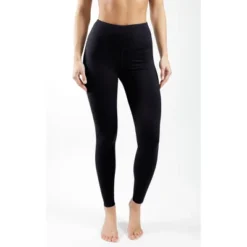 Yogalicious - Women's Polarlux Fleece Inside High Waist Legging With V-Back