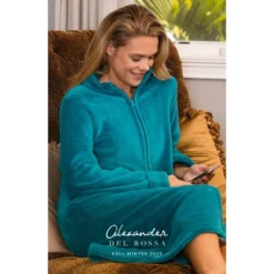 Women's Zip Up Fleece Robe, Soft Warm Plush Zipper Bathrobe -Lady Clothing Store GUEST 9bfdf152 b8c3 4d42 81ba 4b3248e2f426