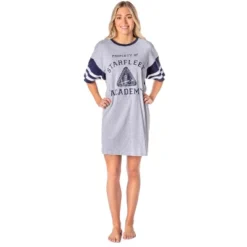 Star Trek Womens' Property Of Starfleet Academy Nightgown Pajama Shirt Grey -Lady Clothing Store GUEST 9d02faf1 80f1 45fd 9402 883407d73db7