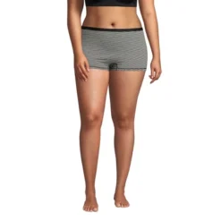 Lands' End Women's Comfort Knit Mid Rise Boyshort Underwear - 2 Pack -Lady Clothing Store GUEST 9e0b948a ca61 48a7 ba54 2e05118d54ac