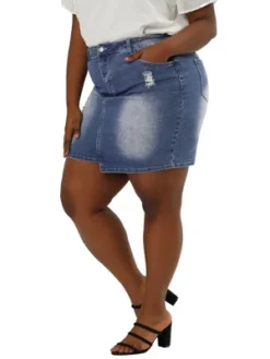 Agnes Orinda Women's Plus Size Ripped Slash Pocket Frayed Hem Denim Bodycon Skirt 10 Agnes Orinda Women's Plus Size Ripped Slash Pocket Frayed Hem Denim Bodycon Skirt -Lady Clothing Store GUEST 9e65eb6a 5ae8 4097 a9c9 26a1817c39f2