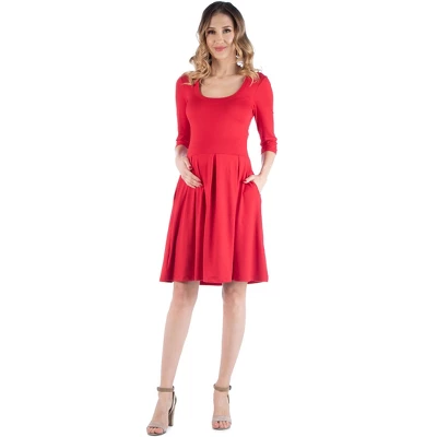 Fit And Flare Masternity Dress 15 Fit And Flare Masternity Dress - Image 13