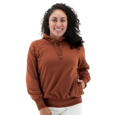 Aventura Clothing Women's Nevis Raglan Long Sleeve Hooded Pullover Sweatshirt 4 Aventura Clothing Women's Nevis Raglan Long Sleeve Hooded Pullover Sweatshirt - Image 2