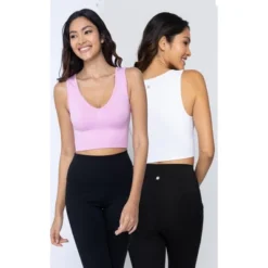 Yogalicious 2 Pack Seamless V-Neck Sports Bra -Lady Clothing Store GUEST a03d655f f19f 4013 85b7 b1e8e49720a1