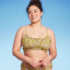 Women's Ruffle Detail Bralette Bikini Top - Wild Fable™ -Lady Clothing Store GUEST a0bffd58 9e99 4439 95c3 c22625d534a1