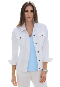 Jessica London Women’s Plus Size True Fit Cropped Denim Jacket -Lady Clothing Store GUEST a1318103 6a64 4e97 aabe c409c7bcdf4a