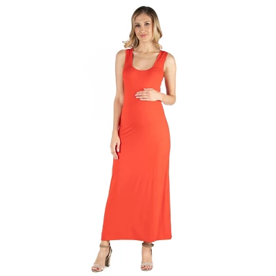 Scoop Neck Maxi Masternity Dress 8 Scoop Neck Maxi Masternity Dress - Image 6