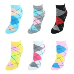 CTM Women's Argyle Low Cut Socks (6 Pair Pack) -Lady Clothing Store GUEST a3a941b7 e52e 4444 b5c8 dd0226530c59
