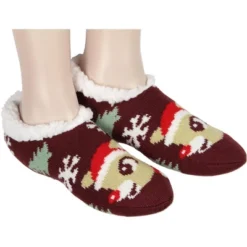 Rudolph The Red-Nosed Reindeer Christmas Holiday Slipper Socks No-Slip Sole -Lady Clothing Store GUEST a3af7772 d3f9 4c1f bee7 fb95ea540c8f