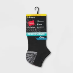 Hanes Premium Performance Women's Lightweight Textured Arch 6+2 Bonus Pack No Show Athletic Socks - 5-9