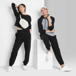 Women's High-Rise Fleece Sweatpants - Wild Fable™ -Lady Clothing Store GUEST a8bfe3f5 b70e 4523 8f20 4b8c341bbd9c