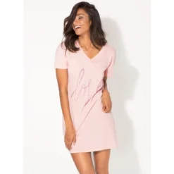 Smart & Sexy Women's Oversized Graphic V-Neck Sleep Shirt -Lady Clothing Store GUEST ac9013eb 7cc6 411d a021 f09dc26b6c2a