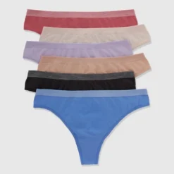 Hanes Women's 6pk Thong - Colors May Vary -Lady Clothing Store GUEST acee6374 997a 4fdd ba90 8e0c8b283aa5