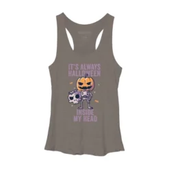 Women's Design By Humans It's Always Halloween Inside My Head Funny Cute Spooky By EduEly Racerback Tank Top 12 Women's Design By Humans It's Always Halloween Inside My Head Funny Cute Spooky By EduEly Racerback Tank Top -Lady Clothing Store GUEST ade7853b 4bde 4f9b b6c1 bfee83168d2a